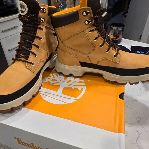 Timberland Originals Ultra Waterproof Boots Wheat Nubuck Men's SZ 11 TB0A44SH231 - Picture 4 of 16